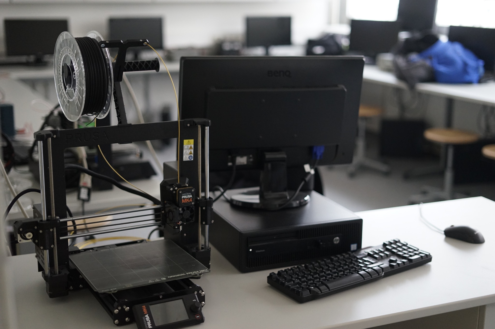 Arbeit mit einem 3D Drucker