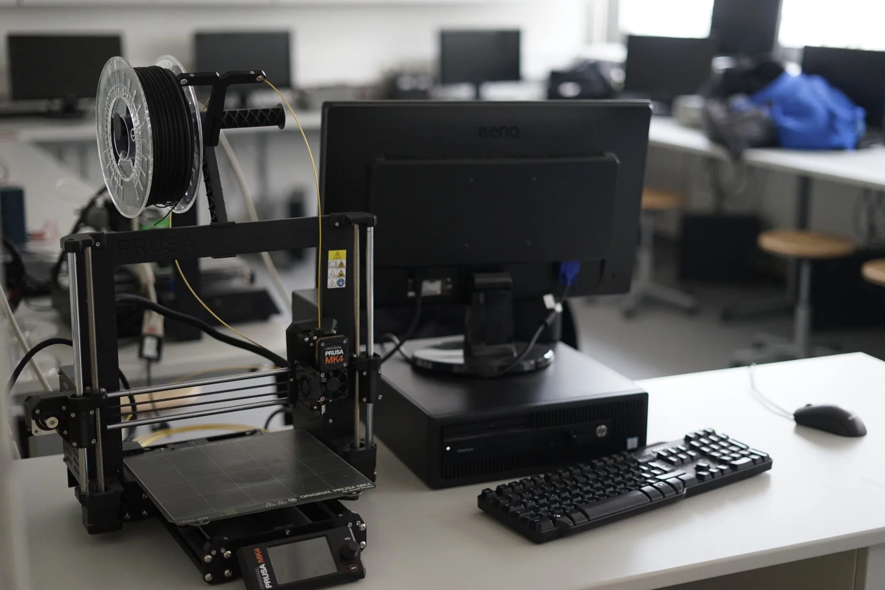 Arbeit mit einem 3D Drucker